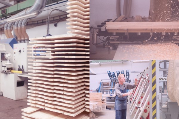 Experience package with a factory tour of the SPORTEN ski production